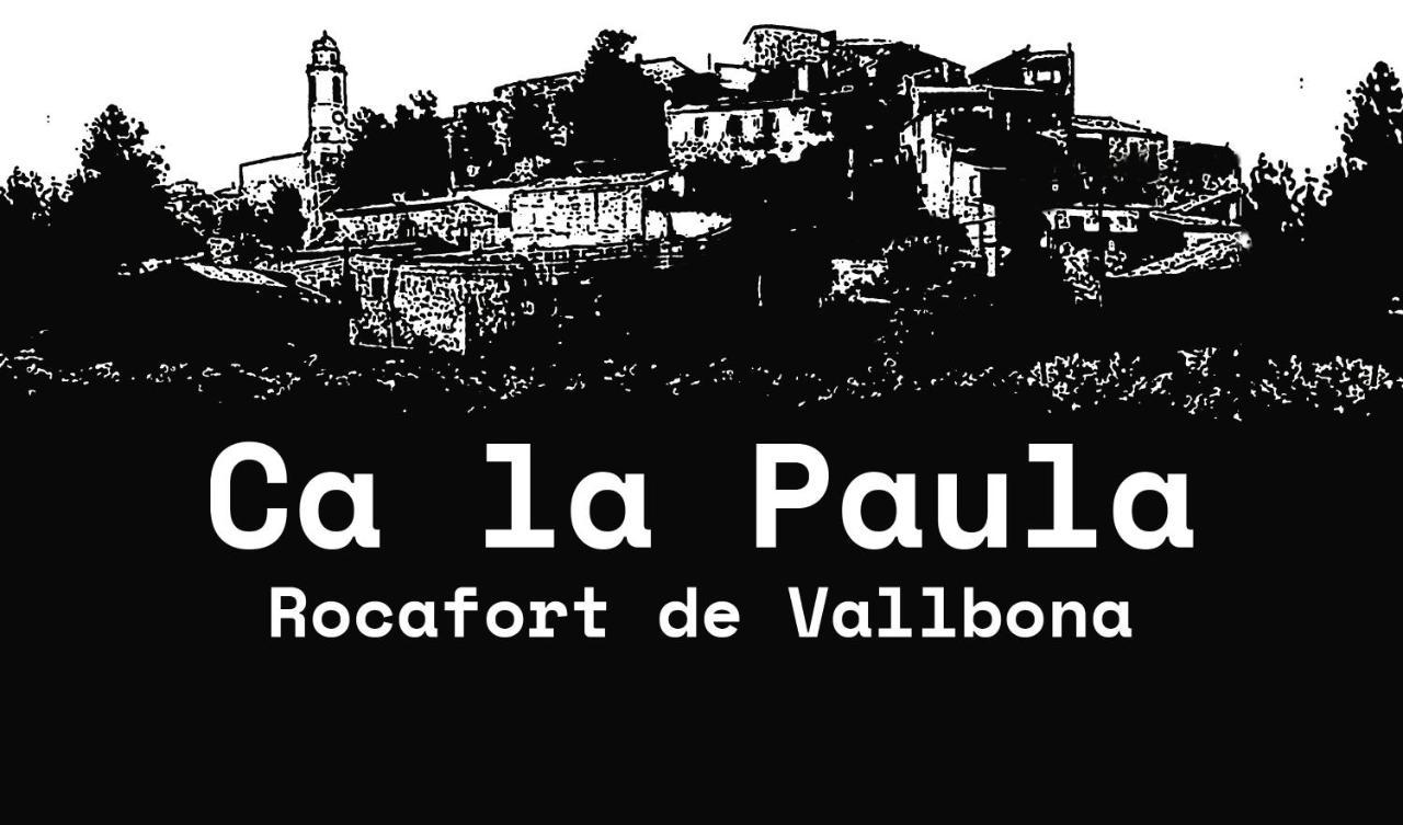Appartement Ca La Paula à Rocafort de Vallbona Extérieur photo